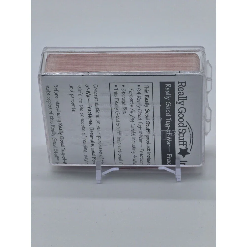 Decimals, Fractions, And Percents Tug O War Card Game Really Good Stuff